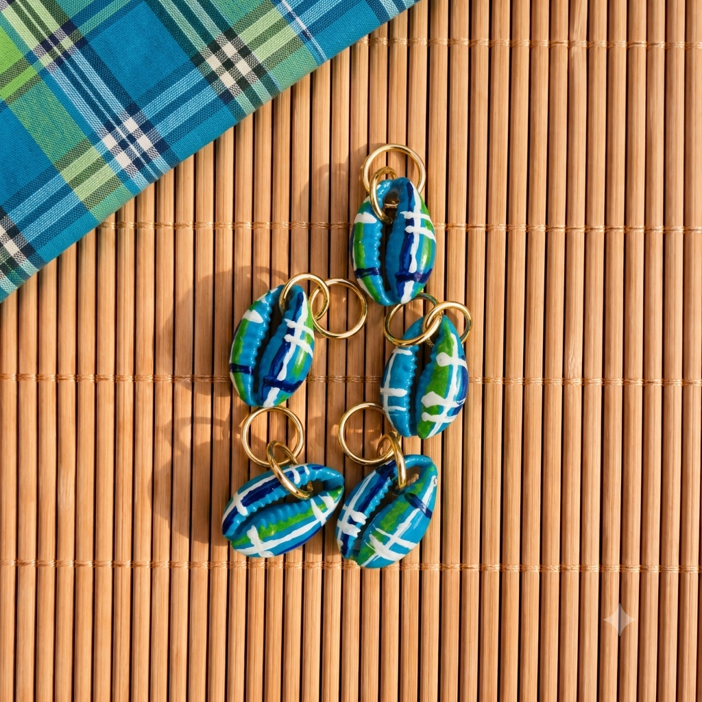 Lot de 5 cauris Madras Lagon