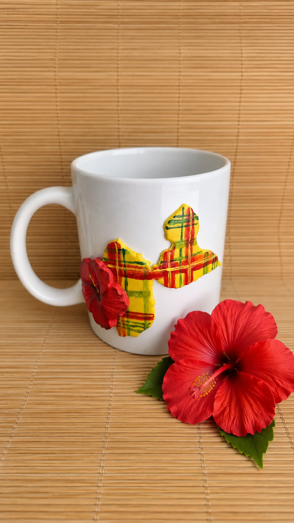 Mug 3D Guadeloupe Madras Soleil