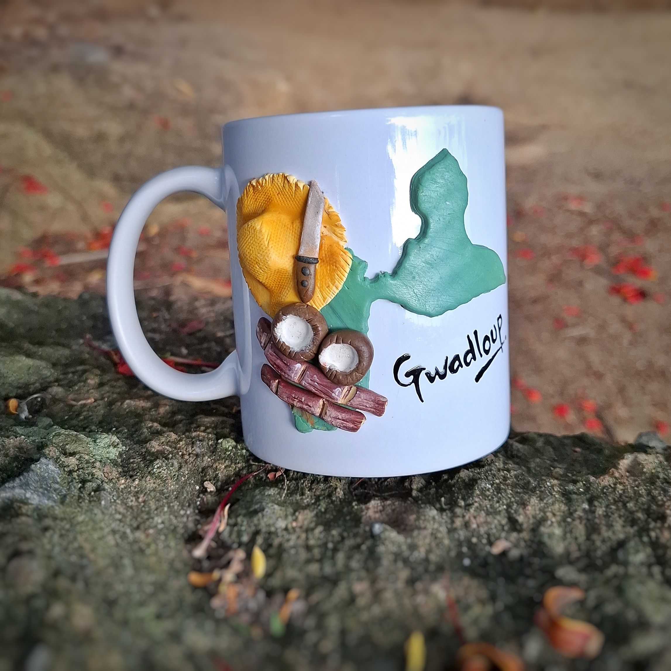 Mug 3D Guadeloupe Kann é Koko
