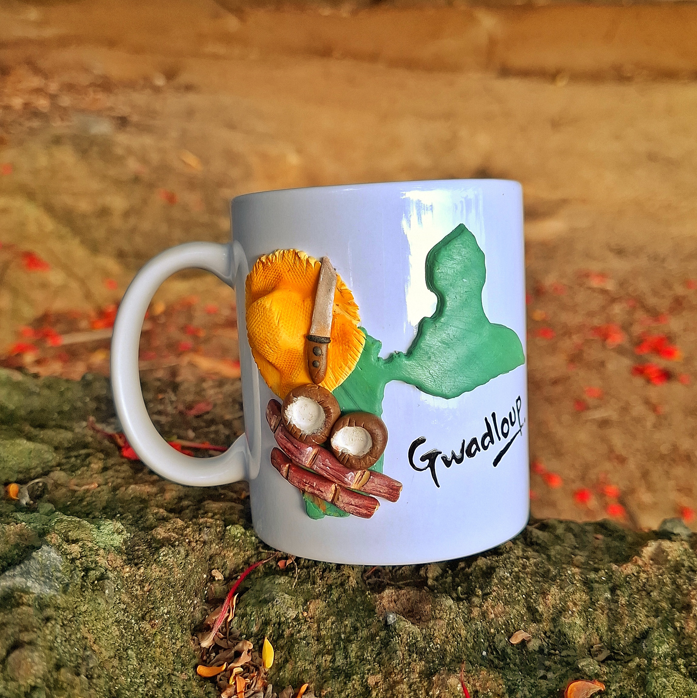 Mug 3D Guadeloupe Kann é Koko